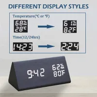 Wooden Digital Alarm Clock thumbnail 5