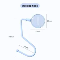 Heavy Duty Metal Desk Hook Organizer thumbnail 6