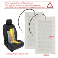 Universal 12V Carbon Fiber Car Seat Heater thumbnail 4