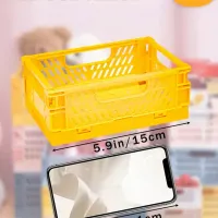 Foldable Plastic Desk Organizer thumbnail 2