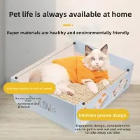 Foldable Disposable Cat Litter Box thumbnail 3