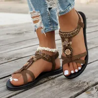 Women's Boho Floral Summer Sandals thumbnail 4