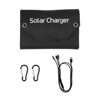 60W 80W 100W складна сонячна панель 5В USB портативний складний мішок зарядний пристрій для телефону, для кемпінгу на відкритому повітрі, водостійкий павербанк thumbnail 5