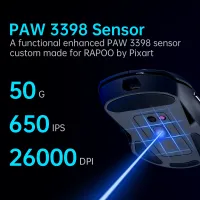Rapoo VT9PRO 26000 DPI Wireless Gaming Mouse thumbnail 2