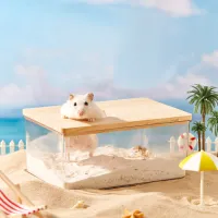 Clear Hamster Bathroom Sand Box thumbnail 3