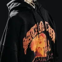 Oversized Satan Club Hoodie - Y2K Streetwear thumbnail 3