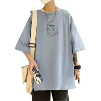 Oversized Cotton Printed T-Shirt 5XL thumbnail 3