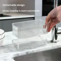 Transparent Sink Caddy Sponge Holder thumbnail 2