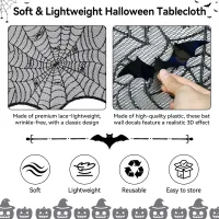 Halloween Spiderweb Decorations Set thumbnail 3