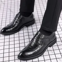Handcrafted Calfskin Leather Oxford Brogues thumbnail 2
