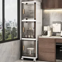 Slim Gap Storage Rack with Wheels thumbnail 4