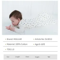 Insular Cotton Sleeveless Baby Sleep Sack thumbnail 6
