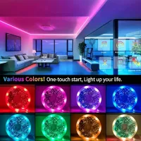 RGB LED Strip Lights with APP & Music Sync thumbnail 2