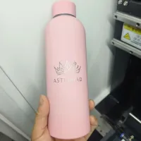Custom Text Logo Water Bottle 500ml thumbnail 2