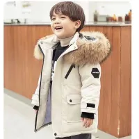 Kids Winter Padded Parka Jacket thumbnail 1