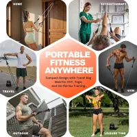 Heavy-Duty Resistance Bands Set thumbnail 4