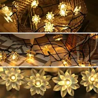 Solar Flower Fairy Lights - 50 LED thumbnail 5