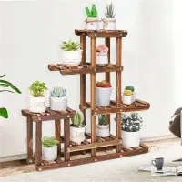 6-Tier Wood Plant Stand thumbnail 3