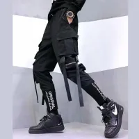 Harajuku Cargo Joggers - Y2K Streetwear thumbnail 5