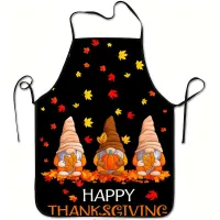 Thanksgiving Gnome Pumpkin Apron thumbnail 1