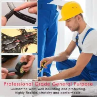 Black Flame Retardant Electrical Tape thumbnail 4