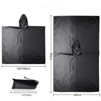 3-in-1 Tactical Rain Poncho thumbnail 6