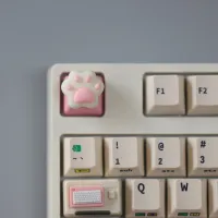 Anime Cat Girl Pink PBT Keycaps thumbnail 4