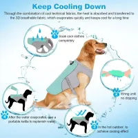 Ice Cooling Dog Vest - Summer Mesh thumbnail 2