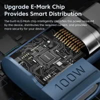 Toocki USB-C Magnetic OTG Adapter 100W thumbnail 5