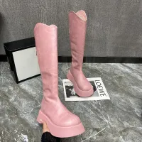 Women's Platform Knee-High Boots Zipper thumbnail 6