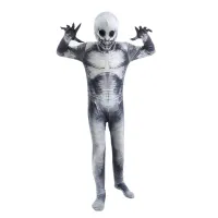 Kids Halloween Ghost Costume Bodysuit thumbnail 1