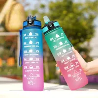 1L Leak Proof Motivational Water Bottle thumbnail 3