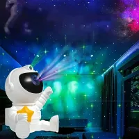 Astronaut Galaxy Projector Night Light thumbnail 4
