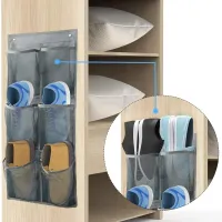 2-Pack Wall Mount Shoe Organizer thumbnail 4