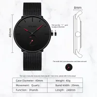 Minimalist Quartz Watch for Men thumbnail 6