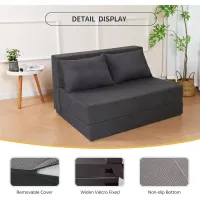 Convertible Sleeper Chair - Grey thumbnail 4