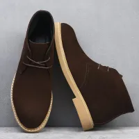 Men's Suede Pointed Chelsea Boots thumbnail 4