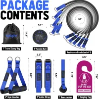 Heavy-Duty Resistance Bands Set thumbnail 3