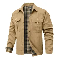 Men's Cowboy Western Flannel Jacket thumbnail 6