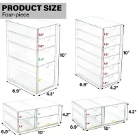 17-Drawer Acrylic Organizer Set (4 Units) thumbnail 3