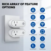 MOES Matter Smart WiFi Plug Socket thumbnail 6