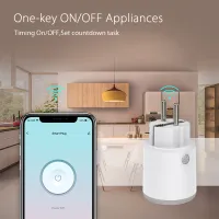 EU Tuya Smart WiFi Energy Monitoring Plug thumbnail 4