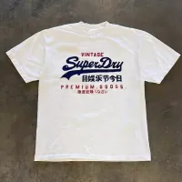 Vintage Letter Print Cotton Tee thumbnail 2