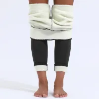 Seamless High Waist Lamb Fleece Leggings thumbnail 2
