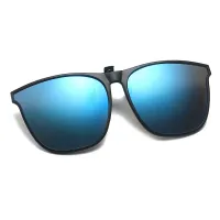 Polarized Clip-On Square Sunglasses thumbnail 3