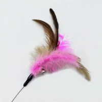 Hands-Free Cat Collar Feather Wand Toy thumbnail 5