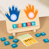 Wooden Math Finger Counting Toy thumbnail 1