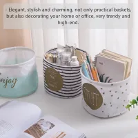 Foldable Cotton Storage Basket thumbnail 3
