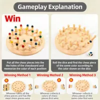 Memory Chess Matching Family Board Game thumbnail 6