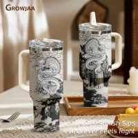 Chinese Dragon Vacuum Flask 40oz thumbnail 1